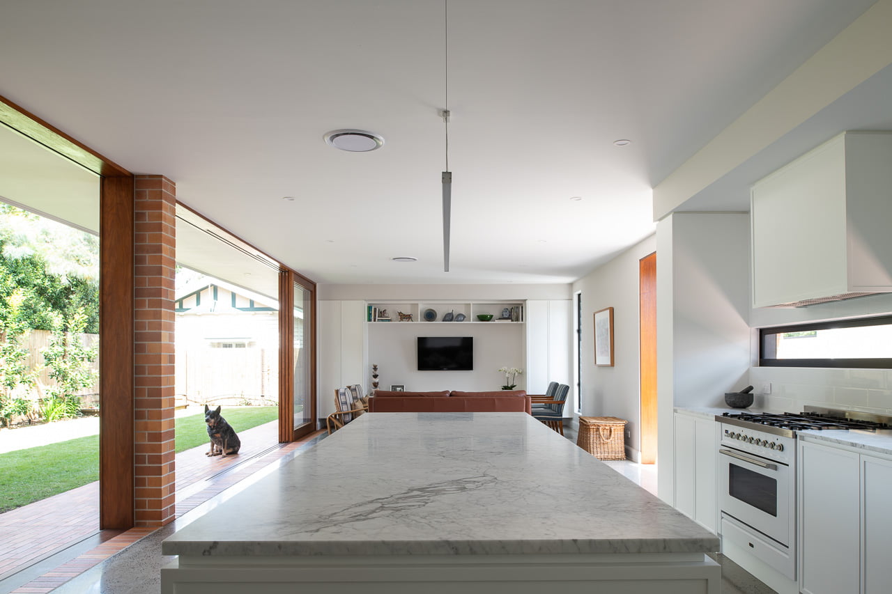 Photo of open plan kitchen, living and dining area | Featured Image for Feng Shui in Architecture blog by Clements Clarke Architects