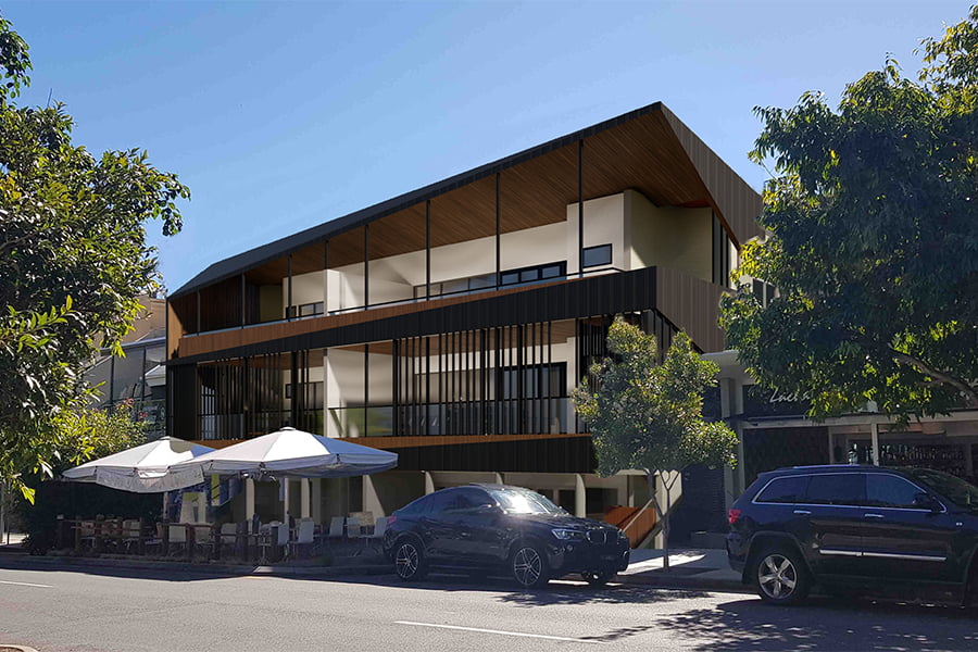 Noosa Unit image from the outside | Featured image for Clements Clarke Architects.