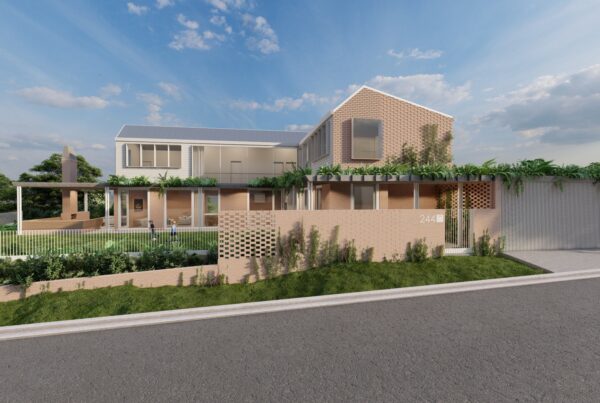 3d rendering model of a modern home in Ashgrove