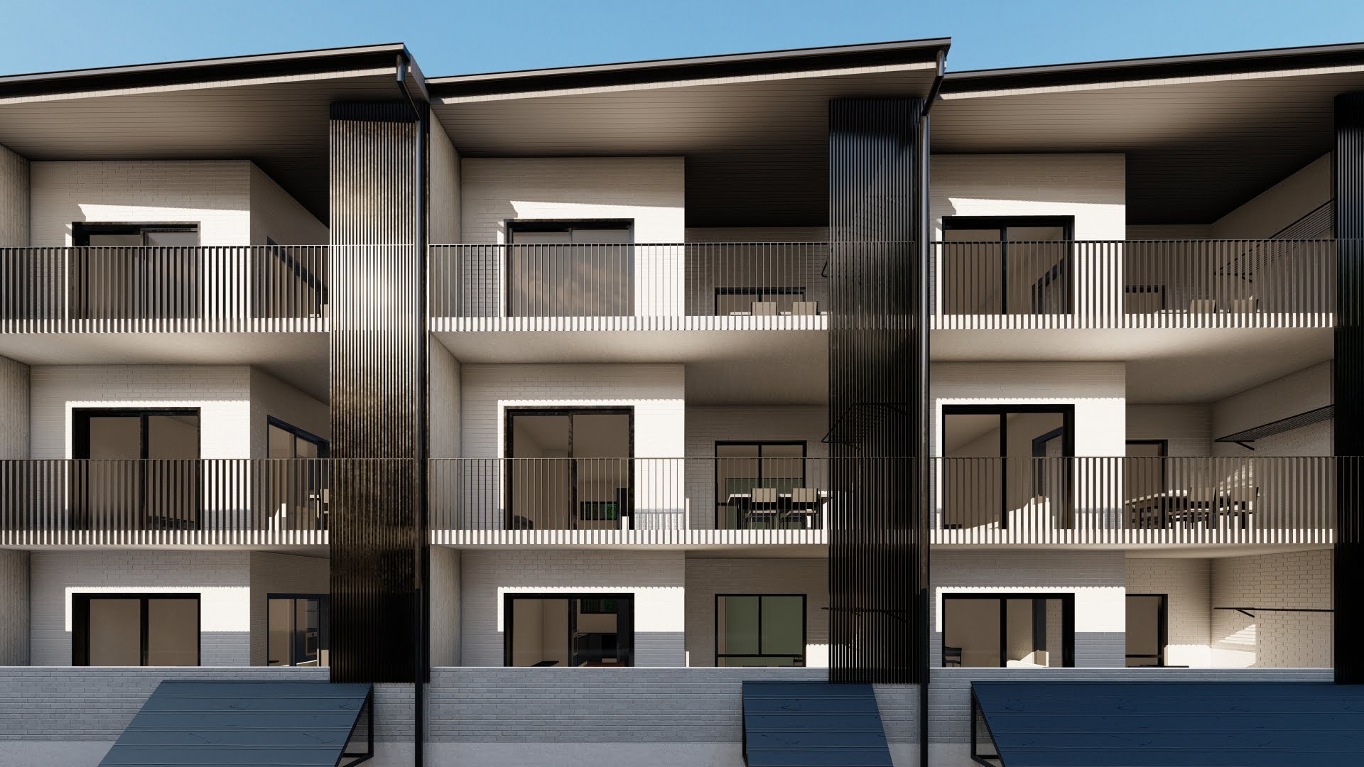 Apartment units | Featured Image for the Multi Residential Architecture Page from Clements Clarke Architects.